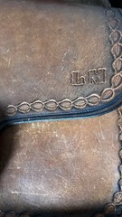 Vintage Genuine Leather Shoulder Bag/Handmade Satchel Rich Cognac Brown