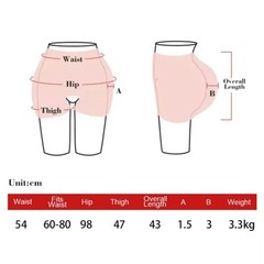 Silicone Hip Shaping Pants Thicken Butt Hip Lift Panty for Seductive Hip Curve