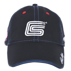 Men’s Carroll Shelby Cobra Ford Cap Adjustable Black Fabric Hat