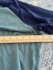 BELLE KIM GRAVEL XL GREEN PULLOVER TOP LONG SLVS ROUND NECK POLY/RAYON/SPNDX