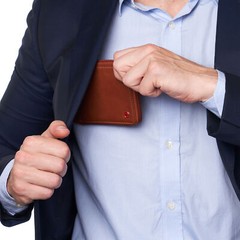 Alpine Swiss Logan Zipper Bifold Wallet | All-Around Zip Closure | 13 Card