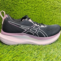 Asics GlideRide Max Womens Size 11 Black Pink Athletic Running Shoes Sneakers