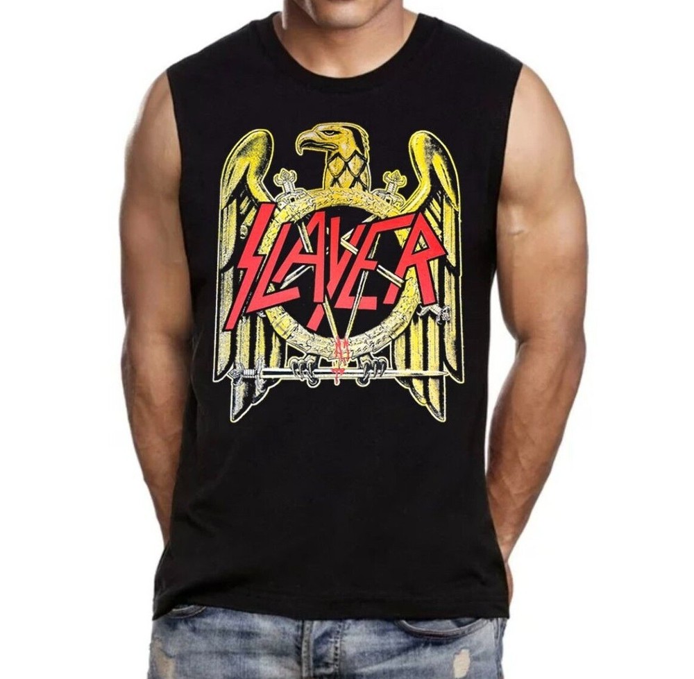 Slayer Eagle Muscle Shirt Men’s Sizes (Multiple Variations)