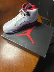 Size 9.5 – Jordan 5 Retro Mid Fire Red