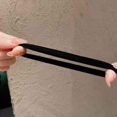 Men Women Hair Ties Soft Seamless Hair Bands Fr Thick Thin Hair Ponytail Holders