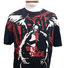 NWT Vintage Y2K Tapout Shirt Mens XL AOP MMA Blood Demon Cottton in ya face