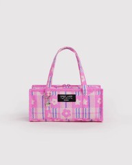 BAGGU X Sandy Liang Mini Nylon Market Bag Market Plaid Pink