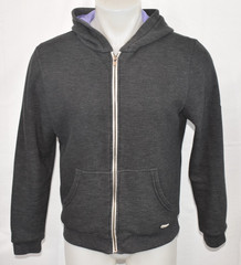 MARINE LAYER Small Men’s Full Zip Poly Cotton Rayon Hoodie Gray