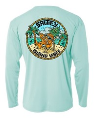 Long Sleeve Microfiber Fishing Boating UPF 50 Sun Protection Shirt