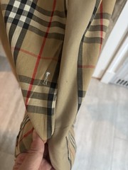 VTG Burberry Prorsum Khaki Nova Check Men’s Beige Trench Coat Size 40L