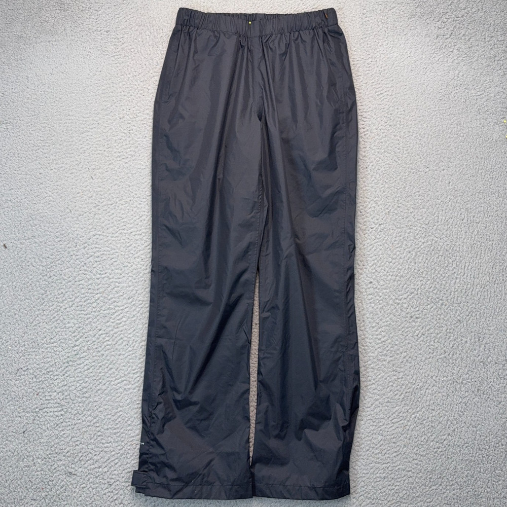 Columbia Rain Pants Women Small Black Storm Surge II Waterproof Lightweight