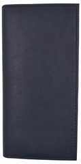 Basic PU Leather Blue Checkbook Covers