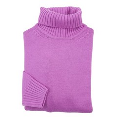 Cruciani Lavender Purple Heavier Knit Wool Turtleneck Sweater M (Eu 48) NWT