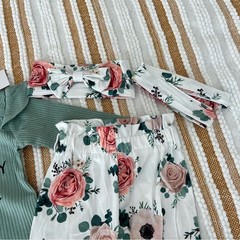 I Got It From My Mama Floral Baby Outfit 0–3M | 3-Piece Set