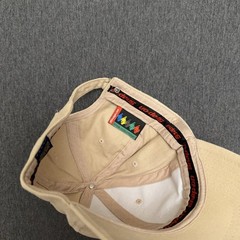 Snap On Tools Hat OSFA Beige Plain Logo Adjustable 100% Cotton Cars