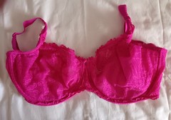 Lacy Cerise Bra Size 38L