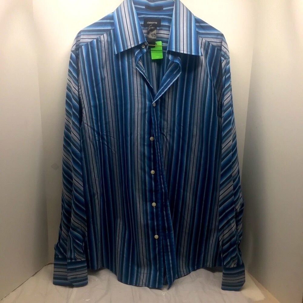 Claiborne Striped shirt blue L