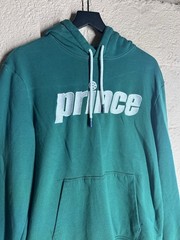 Prince Pickleball Hoodie Sweatshirt Green Embroidered Logo Size Large