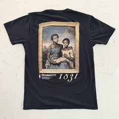 Circulate Worldwide Arts Graphic T-shirt Black Large Museum Art Tee