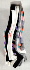 8 Pairs Ladies Burlington No Show Liner Socks Cotton Colorful Shoe Sz 4-10