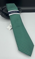 CLUB ROOM Men’s Regular Tie ~ Green ~ Belmont Neat ~ NEW MSRP: $55.