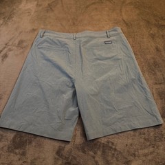 Purnell Santa Barbara Shorts Mens 30 Blue Stretch Lightweight Performance