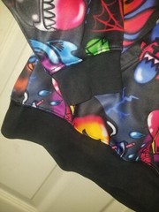 Pink Dolphin Hoodie Men Large Airbrush Graffiti AOP Streetwear Art Skater