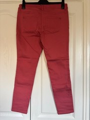 Next Ladies Petite Skinny Jeans Size 16 in Burnt Orange / Coral BNWOT