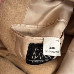 Jos A Bank Men Size 43R 100% Camel Hair Blazer Pristine ConditionSummer Special