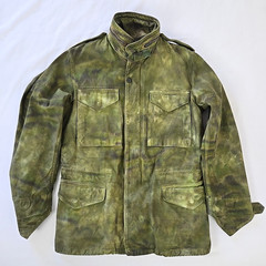 Rare Buzz Rickson’s Japan BR14407 Tie Dye Camo M65 Field Jacket Men’s 38 S/M