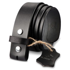 HJONES 38mm Men’s Replacement Belt Leather Belt Strap Without Buckle 1 1/2” Wide