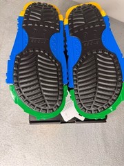 LEGO x Crocs Classic Clog Black Multi Platform NWT M7/W9 SOLD OUT RARE Lego Croc
