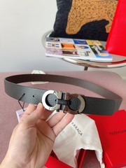 Authentic Salvatore Ferragamo Belt MEN Reversible Gift Box width 3.5cm/1.37inch