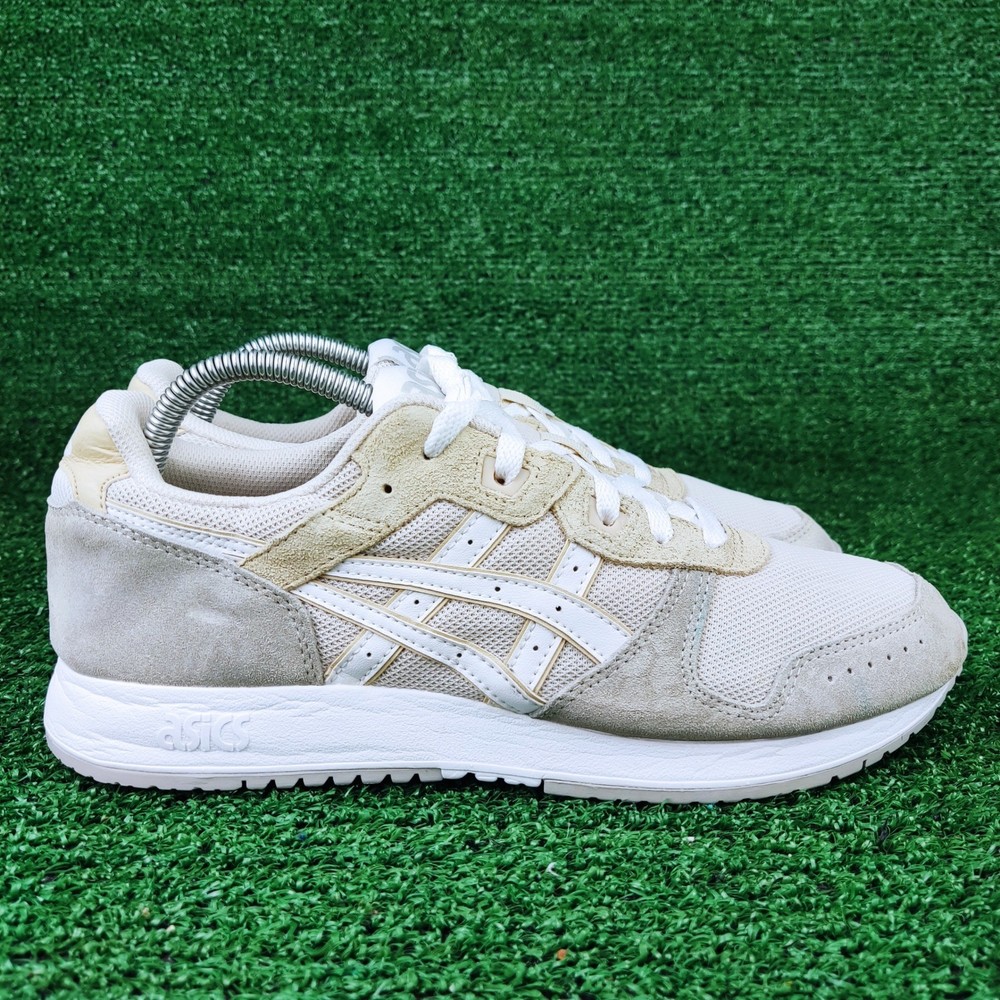 ASICS Sneakers Women 9.5 Beige Lyte Classic 1202A306 Suede Mesh Lifestyle Shoes