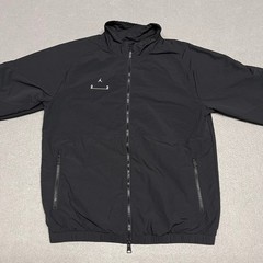 Jordan Jacket Men Medium Black 23Engineered Mesh Ripstop Windbreaker Nike SAMPLE