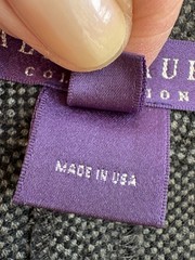 Ralph Lauren Purple Label 100% Fleece Wool Wide Leg Pants Women’s Size 6