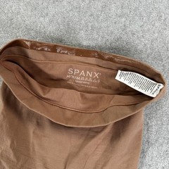 Spanx Shapewear Shorts Womens Medium Brown High Waist Tummy Shaper Power Series