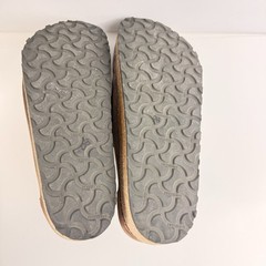 Birkenstock Naples Loafers Mules Brown Leather Clogs Mens 9 Size 42 Regular Wide