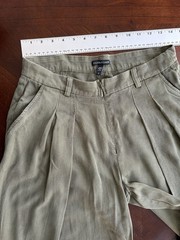 Eileen Fisher Olive Green Wide Leg Capris size 8