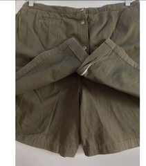 Karen Scott Olive Green Button Front Skort 16W