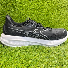 Asics Gel-Cumulus 26 Mens Size 10 Black White Athletic Running Shoes Sneakers