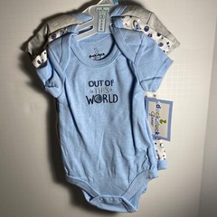 Duck.Duck Goose 3 Pack Boys Bodysuits -Brand New