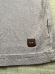 Striped Boys Polo Shirt By Tea Collection Size 10 In Navy & Gray 100% Cotton