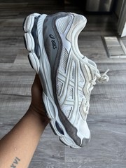 ASICS GEL-NYC Cream Oyster Grey 1203A383-113 Men’s Size 12 Running Shoes w/ Box