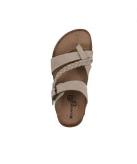Mountain Sole Women’s Leather Sandal-Tan Suede, Black & Brown Leather available