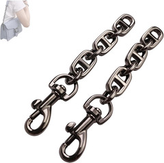 Purse Strap Extender 2Pcs 4.7 Inch Bag Extender Chain for Shoulder Bag Metal Cha