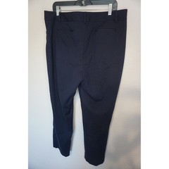 Talbots Hampshire Curvy Navy Blue Ankle Pants Womens 14 Cotton Blend Trousers
