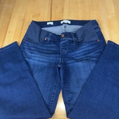 Madewell Maternity Skinny Jeans Size 29 Side Panels Adjustable Stretch Stovepipe