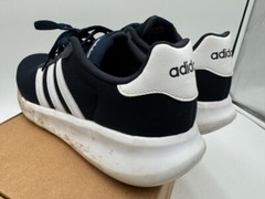 ADIDAS MEN’S LITE RACER 3.0 RUNNING SHOE LEGEND INK WHITE GREY SIZE 11