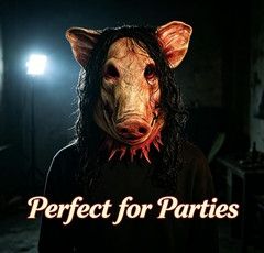 Generic Spooky Animal-Themed Mask – Adult Costume Accessory 1-pack